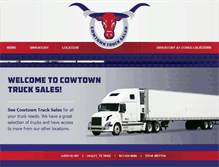 Tablet Screenshot of cowtowntrucks.com